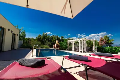 Tlocrt objekta Seaside family friendly house with a swimming pool Sutivan, Brac - 25257