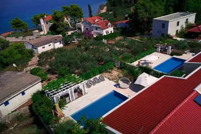 Tlocrt objekta Seaside family friendly house with a swimming pool Sutivan, Brac - 25257