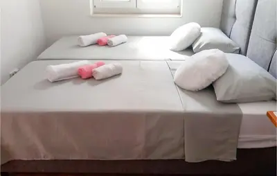 Krevet ili kreveti u jedinici u objektu Holiday Apartment Omis 08