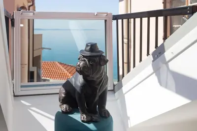 Balkon ili terasa u objektu BEACH APARTMENT Renco