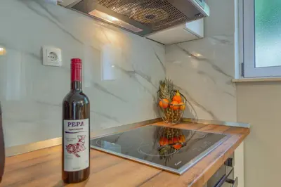 Kuhinja ili čajna kuhinja u objektu Apartments Pepa