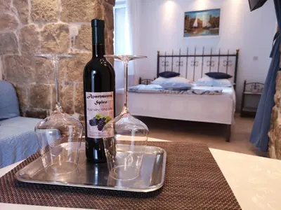 Krevet ili kreveti u jedinici u objektu Apartments Spiro