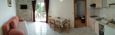 Kuhinja ili čajna kuhinja u objektu Sunny Blue apartments
