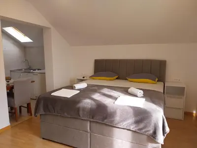 Krevet ili kreveti u jedinici u objektu Apartments Rose Loboja