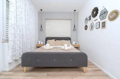Krevet ili kreveti u jedinici u objektu Luxury Apartments Nadalina Sea view