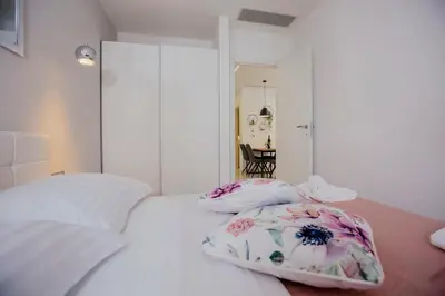 Krevet ili kreveti u jedinici u objektu Apartments Kolovrat