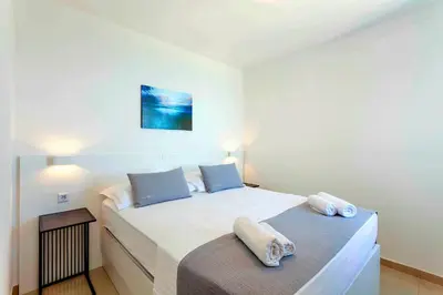 Krevet ili kreveti u jedinici u objektu Sunset Split Rooms