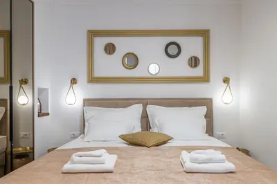 Krevet ili kreveti u jedinici u objektu Apartment Petra & Apartment Rustic