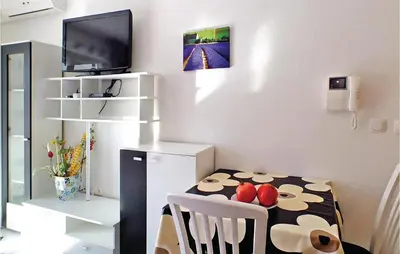 TV i/ili zabavni centar u objektu Nice Studio In Makarska With Wifi
