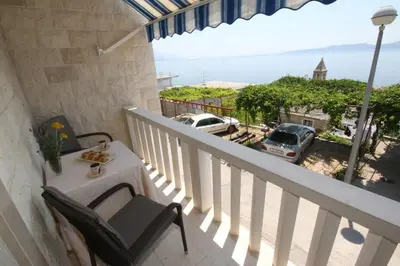 Balkon ili terasa u objektu Apartments with parking space Pisak, Omis - 5154