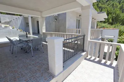 Balkon ili terasa u objektu Triple Room Brela 6056a