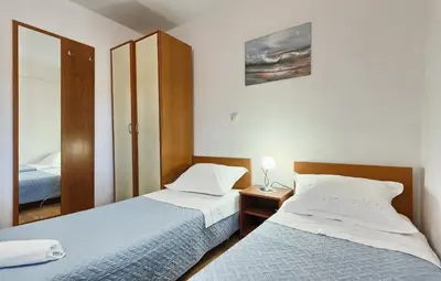 Krevet ili kreveti u jedinici u objektu Apartments by the sea Basina, Hvar - 5699