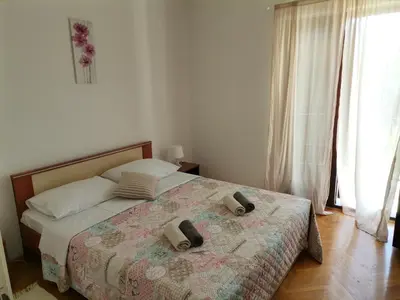 Krevet ili kreveti u jedinici u objektu Apartments for families with children Zavala - Hvar - 128