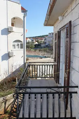 Balkon ili terasa u objektu Apartments by the sea Supetar, Brac - 6040