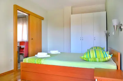 Krevet ili kreveti u jedinici u objektu Apartments with a parking space Makarska - 6720