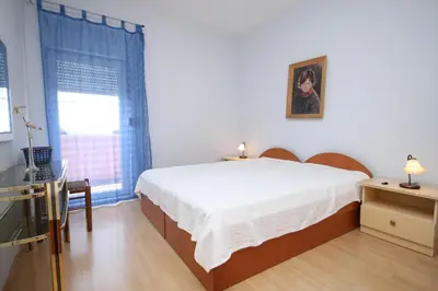 Krevet ili kreveti u jedinici u objektu Apartments with parking space Makarska - 6693