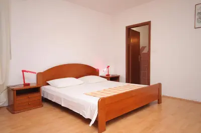 Krevet ili kreveti u jedinici u objektu Apartments by the sea Baska Voda, Makarska - 6848