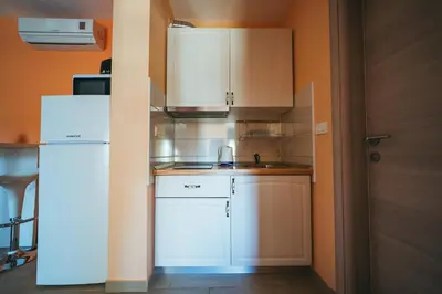 Kuhinja ili čajna kuhinja u objektu Family-friendly apartments with swimming pool Promajna, Makarska - 6849