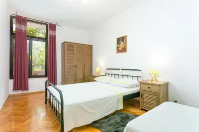 Krevet ili kreveti u jedinici u objektu Apartments by the sea Mirca, Brac - 732