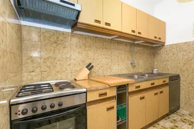 Kuhinja ili čajna kuhinja u objektu Apartments by the sea Mirca, Brac - 732