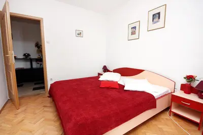Krevet ili kreveti u jedinici u objektu Apartment Baska Voda 6081c