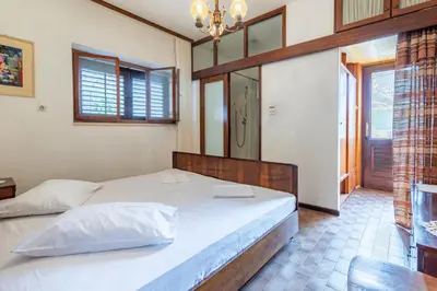 Krevet ili kreveti u jedinici u objektu Apartments by the sea Sumartin, Brac - 758