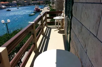 Balkon ili terasa u objektu Apartments by the sea Povlja, Brac - 762