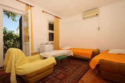 Krevet ili kreveti u jedinici u objektu Triple Room Baska Voda 6748a