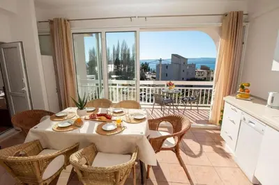 Balkon ili terasa u objektu Apartments by the sea Duce, Omis - 7576