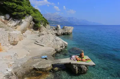 Tlocrt objekta Apartments with a parking space Marusici, Omis - 1041