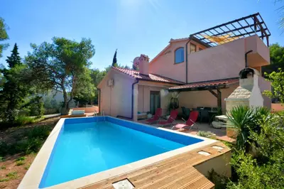 Bazen u objektu Holiday house with a swimming pool Basina, Hvar - 8731 ili u blizini