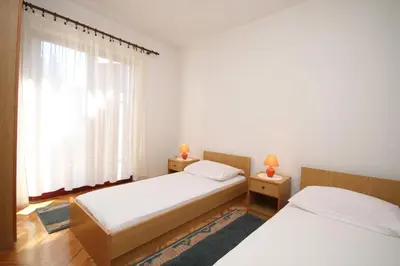 Krevet ili kreveti u jedinici u objektu Apartments by the sea Vrboska (Hvar) - 8748