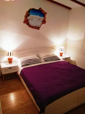Krevet ili kreveti u jedinici u objektu Apartments by the sea Ivan Dolac, Hvar - 8711