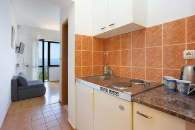 Kuhinja ili čajna kuhinja u objektu Apartments by the sea Brela, Makarska - 2718