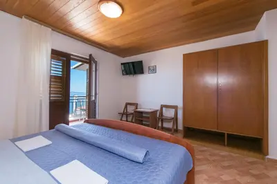 Krevet ili kreveti u jedinici u objektu Apartment Brela 2752b