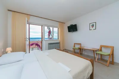 Krevet ili kreveti u jedinici u objektu Triple Room Brela 2752a