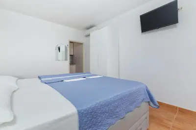 Krevet ili kreveti u jedinici u objektu Studio Brela 2752a