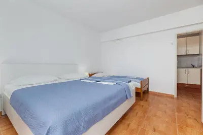 Krevet ili kreveti u jedinici u objektu Studio Brela 2752b