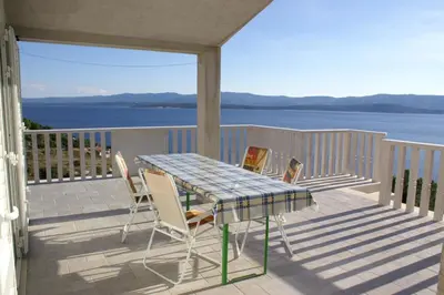 Tlocrt objekta Isolated apartments with a parking space Cove Vela Farska, Brac - 2897