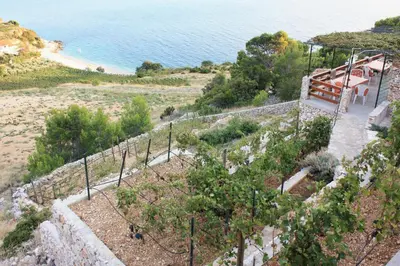 Tlocrt objekta Isolated apartments with a parking space Cove Vela Farska, Brac - 2897
