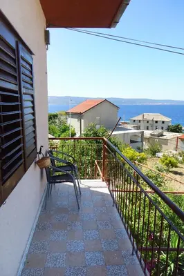 Balkon ili terasa u objektu Apartments and rooms by the sea Sumpetar, Omis - 2099