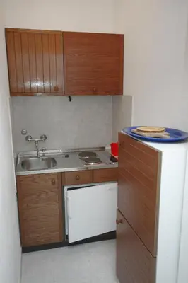Kuhinja ili čajna kuhinja u objektu Apartments by the sea Sumpetar, Omis - 4827