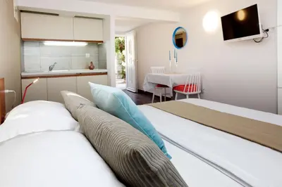 Krevet ili kreveti u jedinici u objektu Vacation Home Villa Oleandra