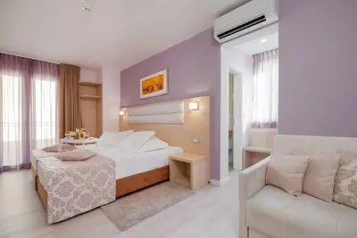 Krevet ili kreveti u jedinici u objektu Hotel Maritimo
