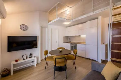 Kuhinja ili čajna kuhinja u objektu Bolotel Family & Studio Stay