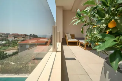 Balkon ili terasa u objektu Olive Tree apartments