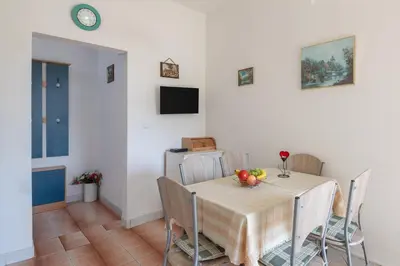 TV i/ili zabavni centar u objektu Apartments near beach Babic