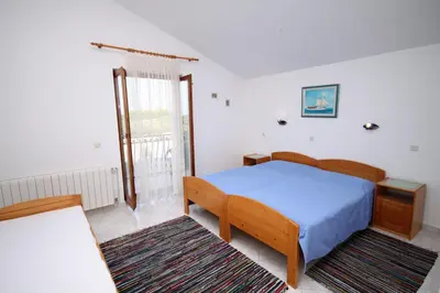 Krevet ili kreveti u jedinici u objektu Triple Room Gornje selo 5170e