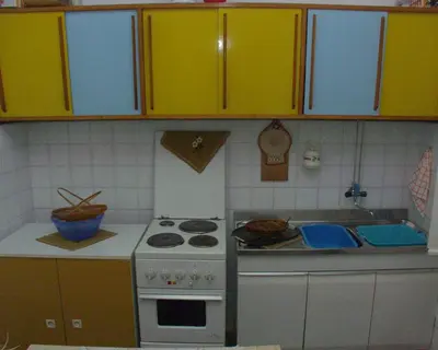 Kuhinja ili čajna kuhinja u objektu Apartments by the sea Povlja, Brac - 710