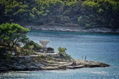Tlocrt objekta Apartments by the sea Povlja, Brac - 716